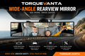 TorqueVanta Wide-Angle Clip-On Rear View Mirror