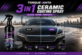 TorqueVanta Ceramic Shield – Nano Ceramic Spray Coating for Cars | Hydrophobic Paint Protection & High-Gloss Finish