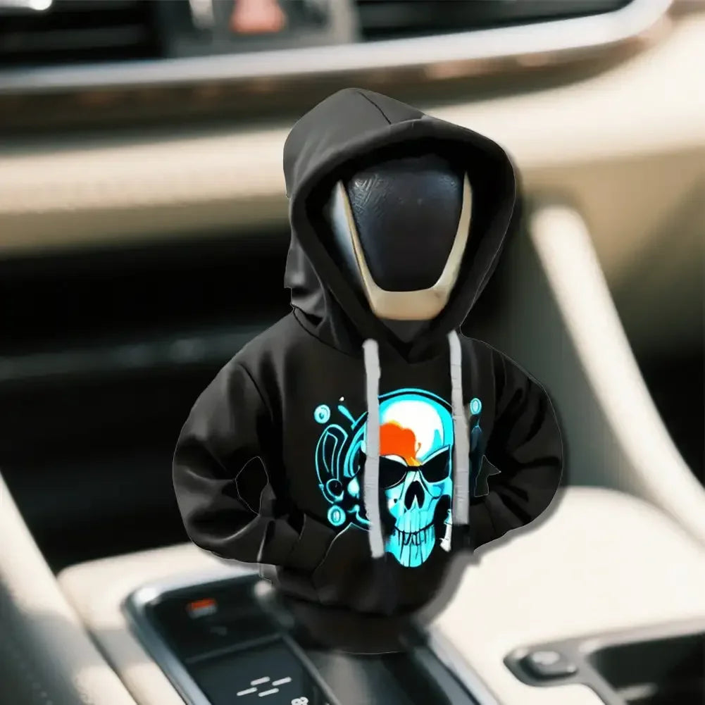 TorqueVanta Mini Gear Shift Hoodie – Fun Universal Car Shifter Cover