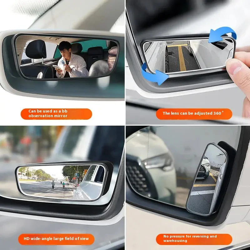 TorqueVanta 2-Piece 360° Adjustable Blind Spot Mirrors