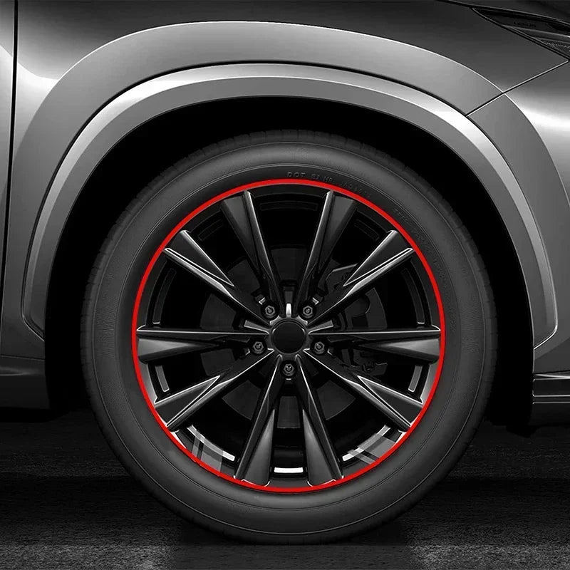 TorqueVanta 8M Wheel Rim Protector Strip – Universal Rim Edge Guard & Stylish Trim