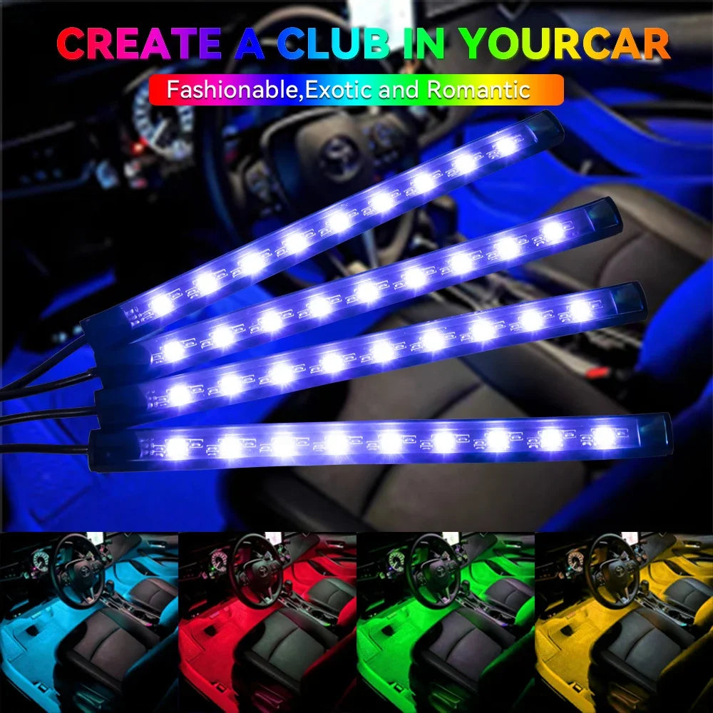 TorqueVanta Smart RGB Interior Lights