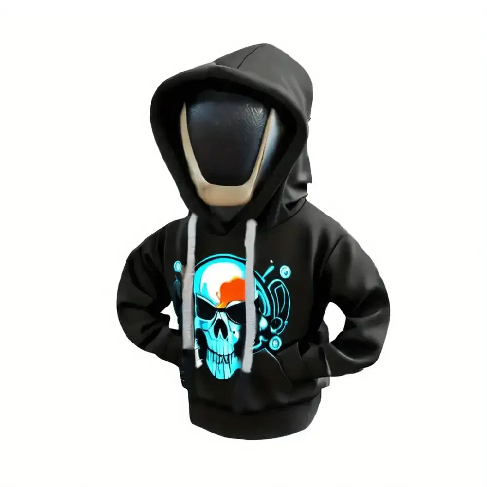 TorqueVanta Mini Gear Shift Hoodie – Fun Universal Car Shifter Cover