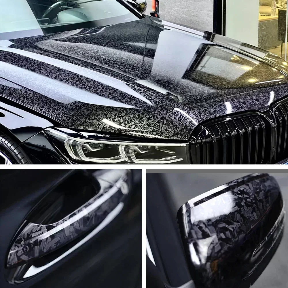 TorqueVanta Automotive Carbon Fiber Vinyl Wrap Film – DIY Interior & Exterior Trim