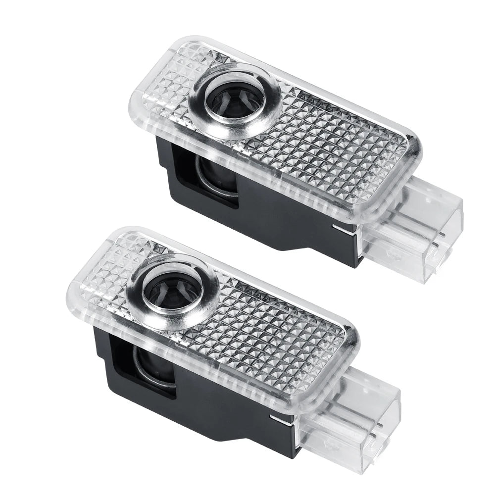 TorqueVanta Audi LED Door Welcome Lights – Upgraded Logo Projector, Plug & Play, Set of 2