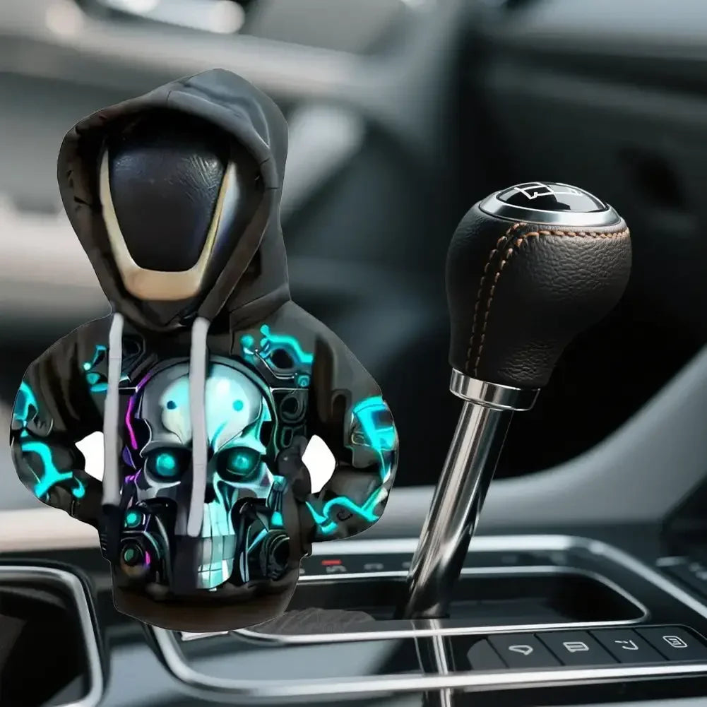 TorqueVanta Mini Gear Shift Hoodie – Fun Universal Car Shifter Cover