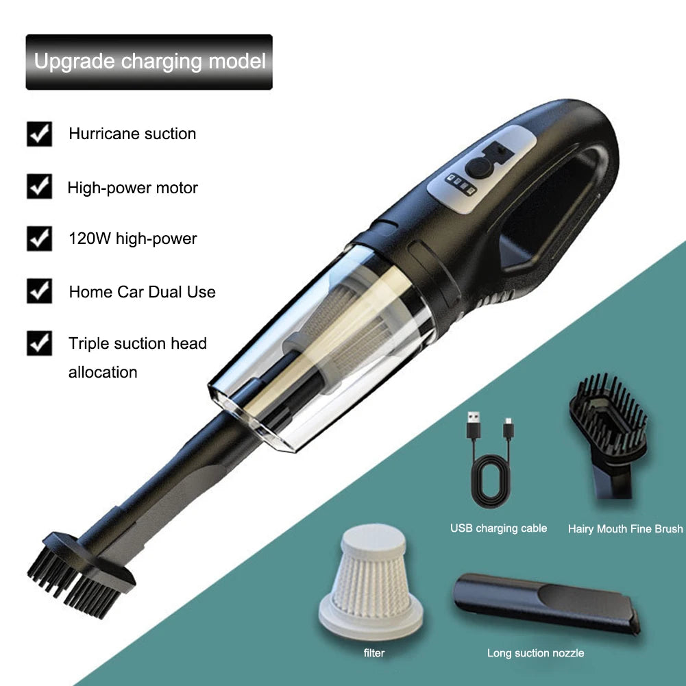 TorqueVanta Cordless Car Vacuum