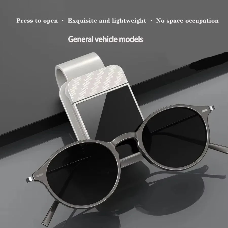 TorqueVanta Car Visor Sunglasses & Card Holder – Secure Clip-On Organizer