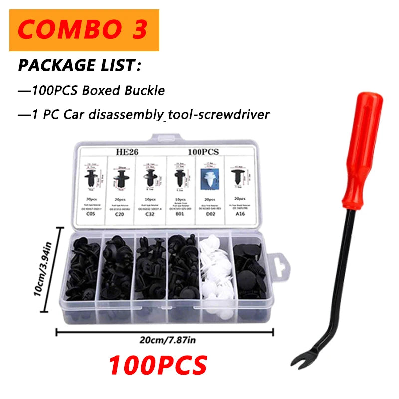 TorqueVanta ProTrim Automotive Trim Removal Tool Kit – Panel, Dash & Fastener Removal Set