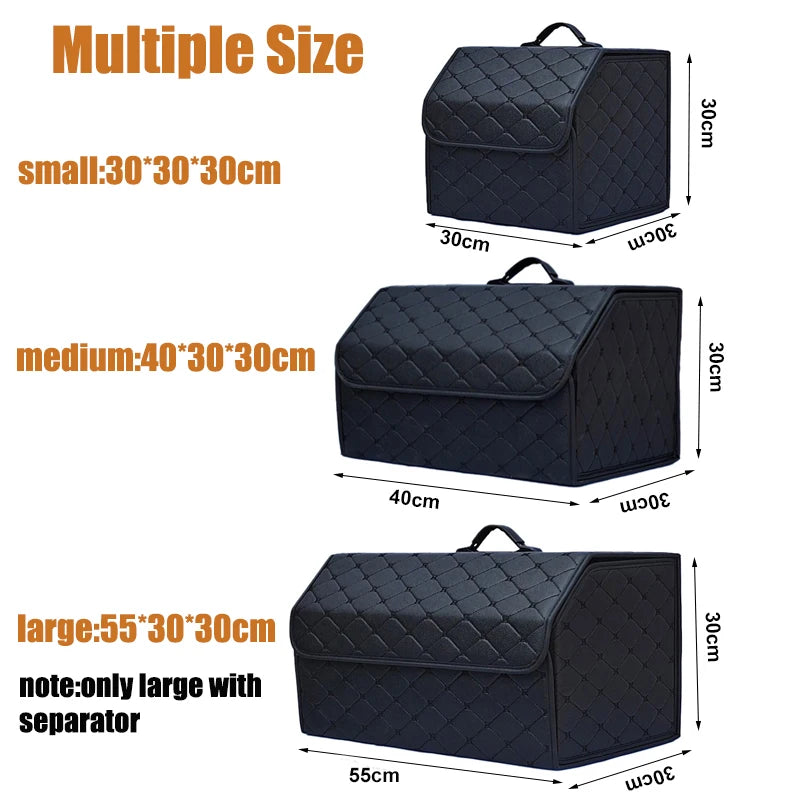 TorqueVanta Premium Foldable Trunk Organizer