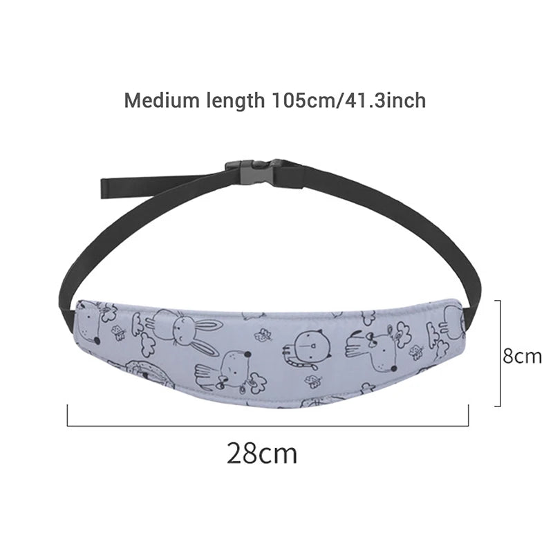 TorqueVanta Kids Car Seat Head Support Strap