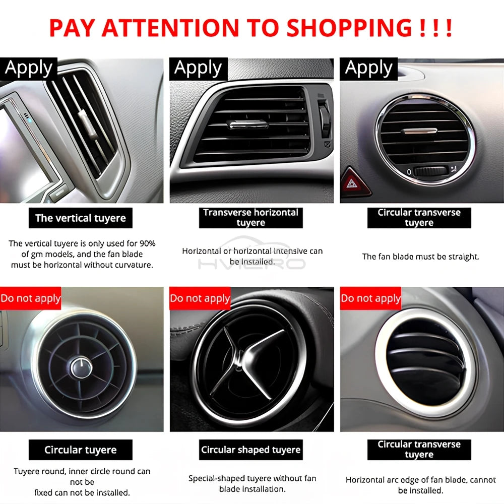 TorqueVanta 10-Piece Car Air Vent Trim Strips – Interior Styling Upgrade