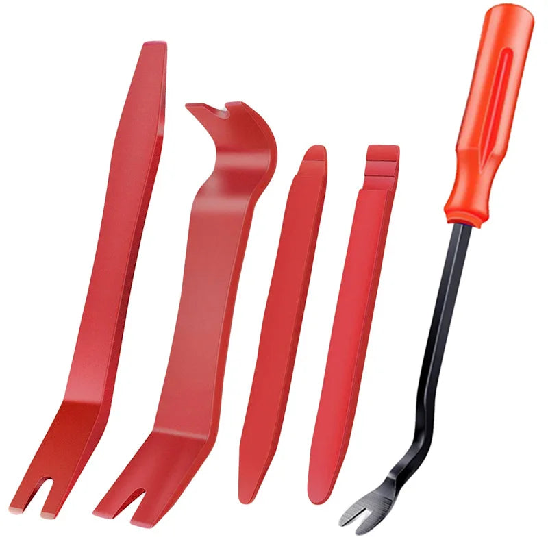 TorqueVanta ProTrim Automotive Trim Removal Tool Kit – Panel, Dash & Fastener Removal Set