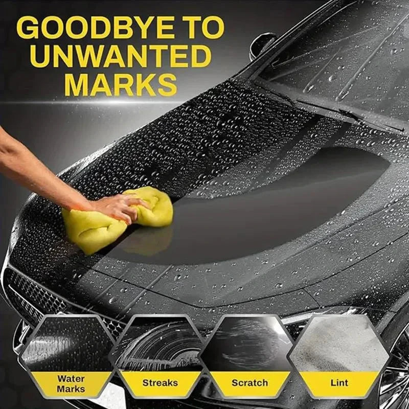 TorqueVanta Quick-Dry PVA Chamois Car Towel – Super Absorbent, Reusable & Scratch-Safe