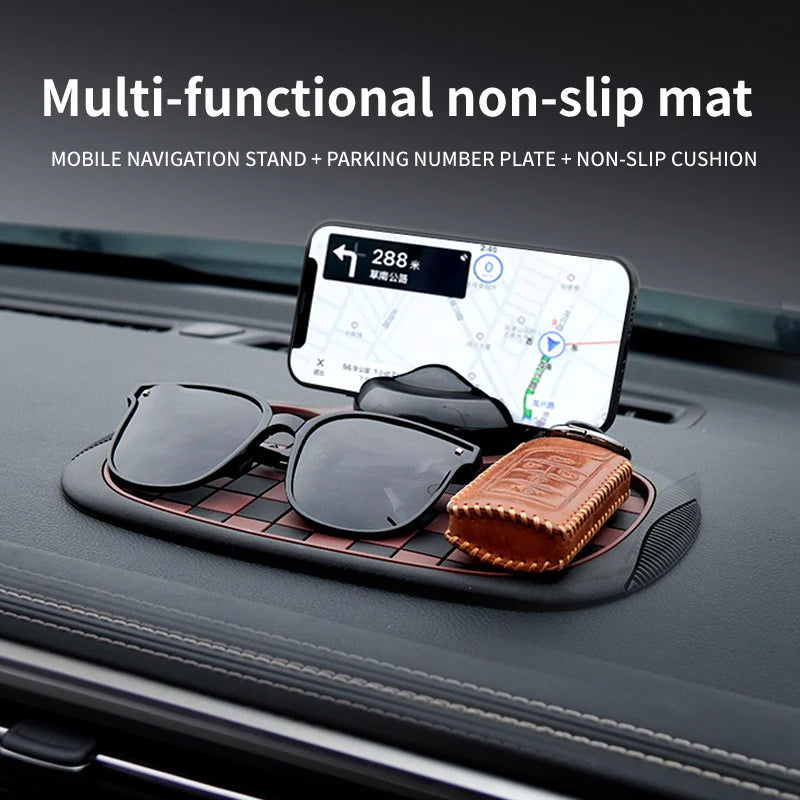 TorqueVanta Dashboard Grip Mat & Phone Holder