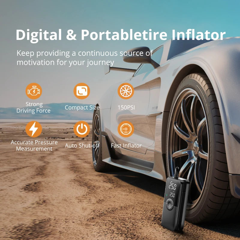 TorqueVanta Digital Tire Inflator