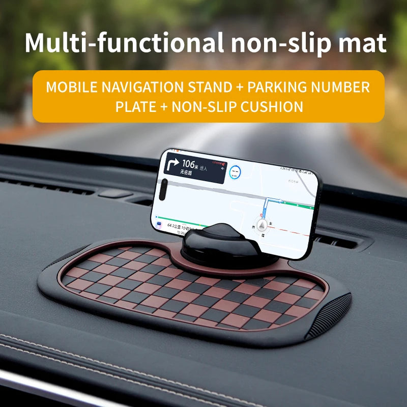TorqueVanta Dashboard Grip Mat & Phone Holder