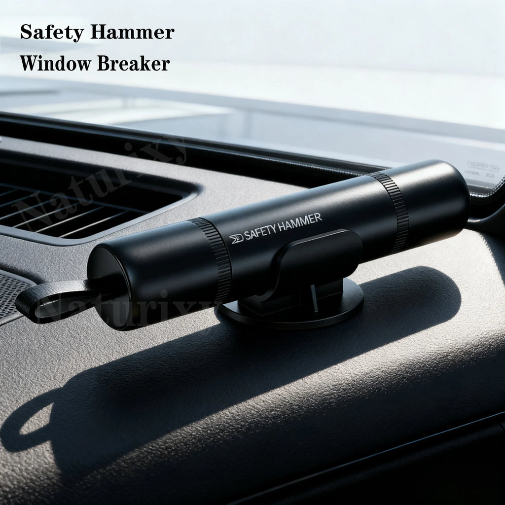 TorqueVanta 2-in-1 Car Emergency Escape Tool – Window Breaker & Seat Belt Cutter