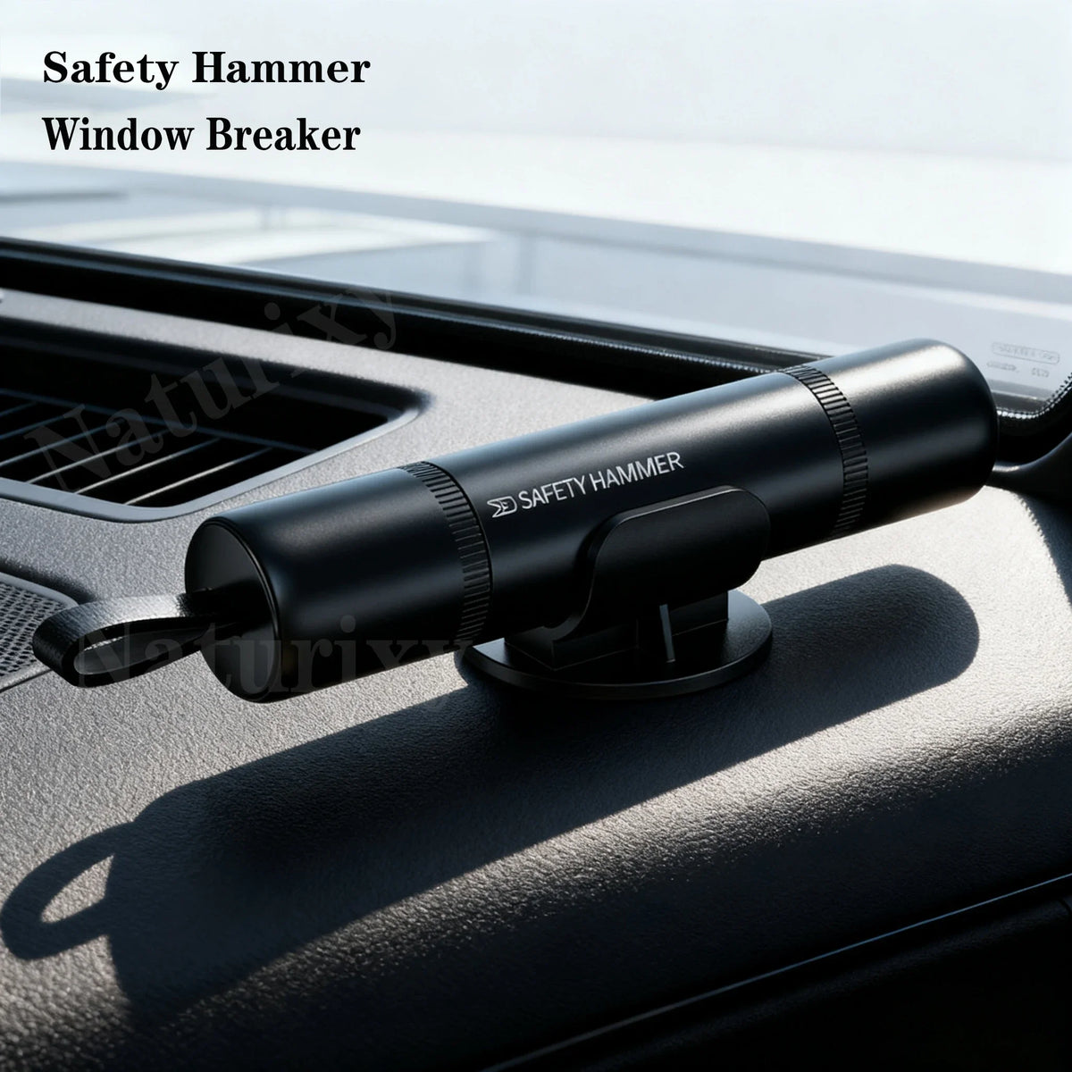 TorqueVanta 2-in-1 Car Emergency Escape Tool – Window Breaker & Seat Belt Cutter