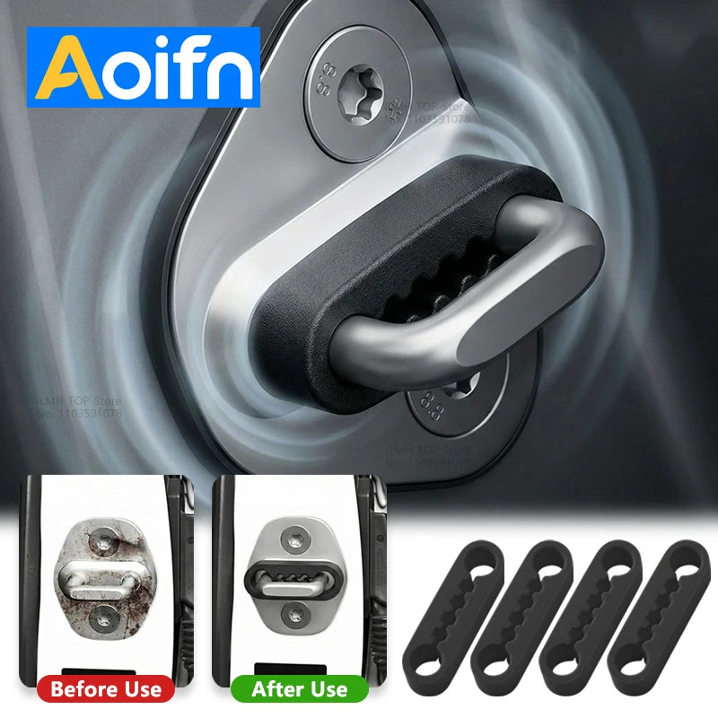 TorqueVanta Car Door Shock Absorber Pads – Noise & Vibration Reducing Door Buffers