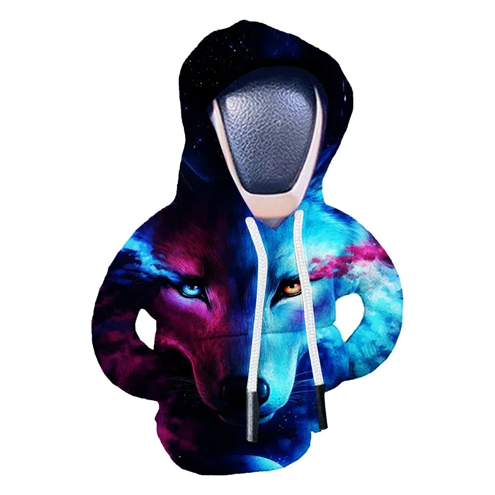 TorqueVanta Mini Gear Shift Hoodie – Fun Universal Car Shifter Cover