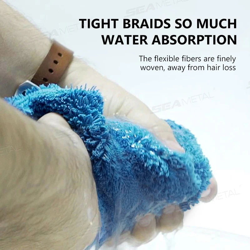 TorqueVanta Ultra-Absorbent Car Drying Towel – 1200 GSM Heavy-Duty Microfiber
