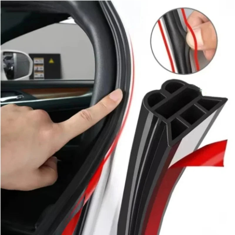 TorqueVanta 3-Layer Car Door Seal Strip – Noise & Weather Protection